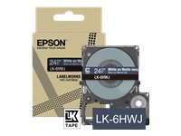 EPSON Matte Tape Navy/White 24mm 8m LK-6HWJ