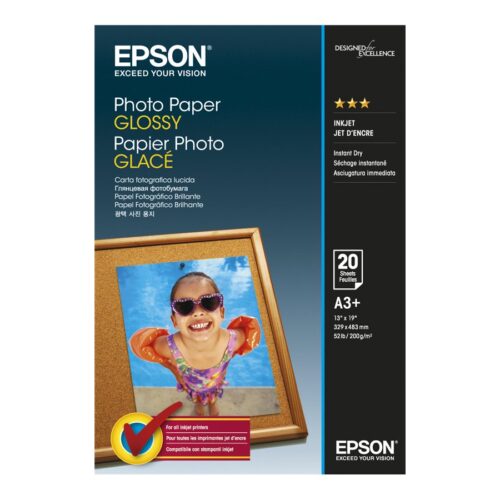 EPSON Papier Photo Glace 200g A3 (20f)