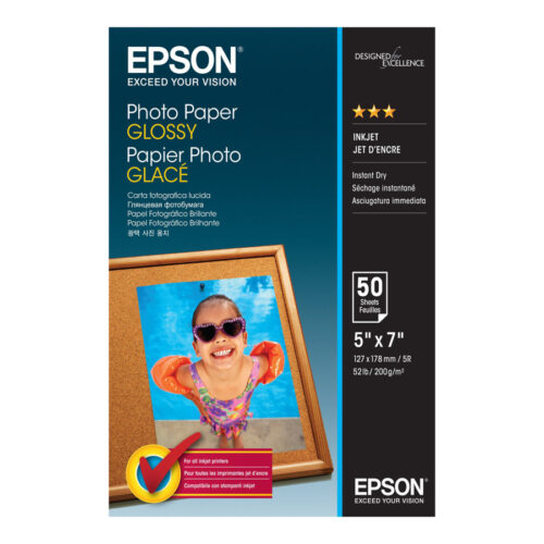 EPSON PHOTO  papier brillant 200g/m2 130x180mm 50 feuilles pack de 1