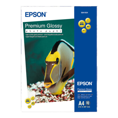 EPSON PREMIUM brillant photo  papier inkjet 225g/m2 A4 50 feuilles pack de 1