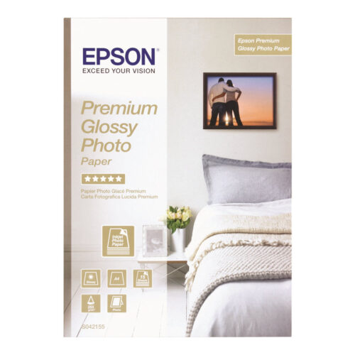 EPSON S041390 Premium brillant photo  papier inkjet 166g/m2 610mm x 30.5m 1 rouleau pack de 1