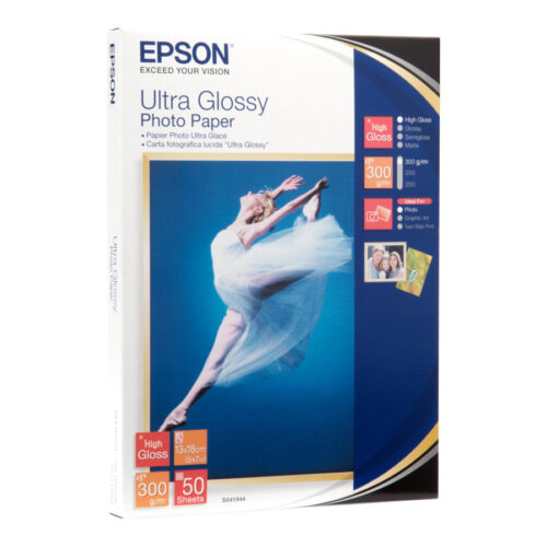 EPSON S041944 Ultra brillant photo  papier inkjet 300g/m2 130x180mm 50 feuilles pack de 1