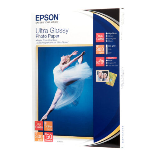 EPSON S041944 Ultra brillant photo  papier inkjet 300g/m2 130x180mm 50 feuilles pack de 1
