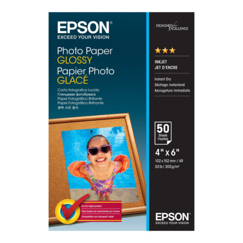 EPSON S042547 Photo  papier brillant 200g/m2 100x150mm 50 feuilles pack de 1