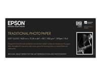 EPSON S045107 Traditional photo  papier inkjet 300g/m2 1626mm x 15m 1 rouleau pack de 1