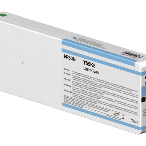 EPSON Singlepack Light Cyan T55K500 UltraChrome HDX/HD