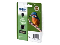 EPSON T1598 cartouche d encre noir mat capacité standard 1-pack blister sans alarme Stylus Photo R2000