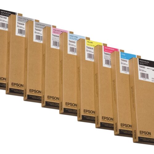 EPSON T6065 cartouche dencre cyan clair capacité standard 220ml pack de 1