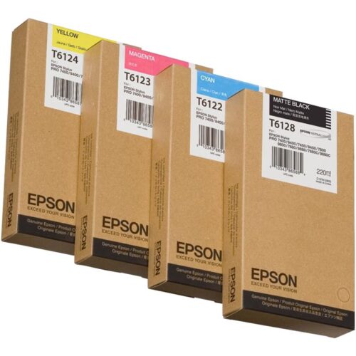 EPSON T6122 cartouche dencre cyan capacité standard 220ml pack de 1