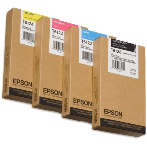 EPSON T6128 Ink Cartridge Matte Black Standard Capacity 220ml 1-pack