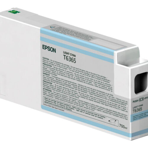 EPSON T6365 cartouche de encre cyan clair capacité standard 700ml pack de 1