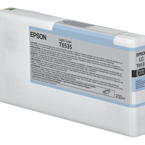 EPSON T6535 cartouche d encre cyan clair capacité standard 200ml