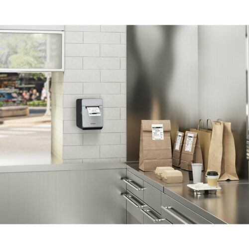 EPSON TM-L100 Receipt Printer 111 USB + Ethernet + Lightning Black PS EU Liner-Free