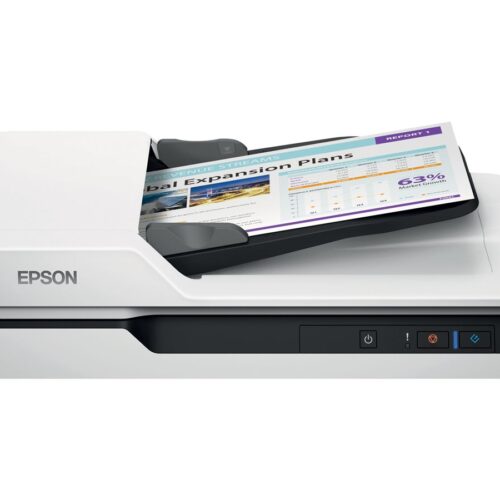 EPSON WorkForce DS-1630 Document scanner Duplex A4 1200x1200dpi 25ppmmono/25ppmcolour ADF 50sheets 1500scans/d USB 3.0