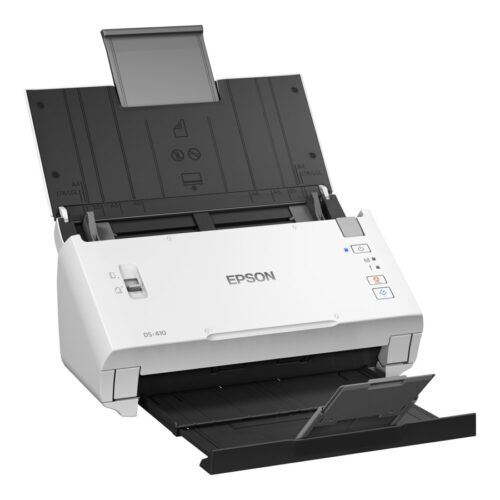 EPSON WorkForce DS-410 Document scanner Contact Image Sensor CIS Duplex A4 600x600dpi 26ppm ADF 50sheets 3000scans/d USB 2.0