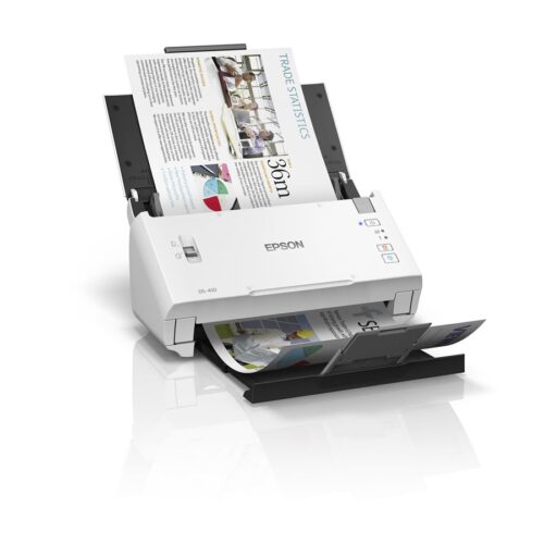 EPSON WorkForce DS-410 Document scanner Contact Image Sensor CIS Duplex A4 600x600dpi 26ppm ADF 50sheets 3000scans/d USB 2.0