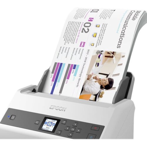 EPSON WorkForce DS-970 Document scanner Contact Image Sensor CIS Duplex A4 600x600dpi 85ppm ADF 100sheets 9000scans/d USB 3.0