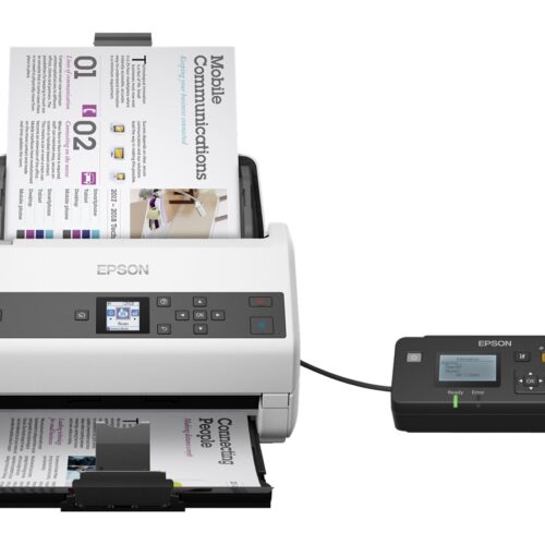 EPSON WorkForce DS-970 Document scanner Contact Image Sensor CIS Duplex A4 600x600dpi 85ppm ADF 100sheets 9000scans/d USB 3.0