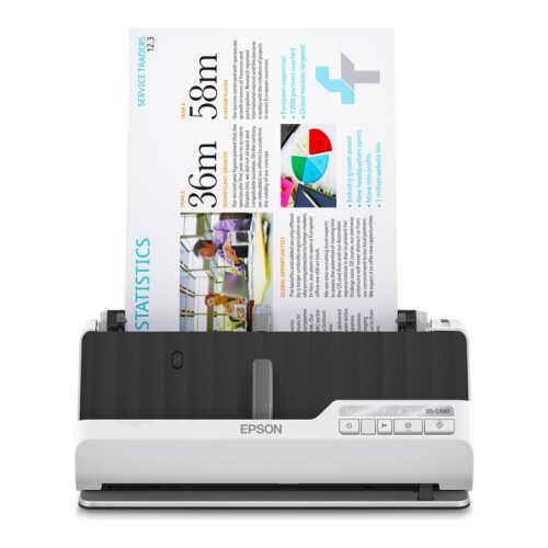 EPSON WorkForce DS-C490 Duplex Scanner A4/Legal 600dpi x 600dpi 40ppm ADF 20pages USB2.0