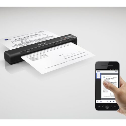 EPSON WorkForce ES-60W Sheetfed scanner Contact Image Sensor CIS A4 600x600dpi 300scans/d USB 2.0 Wi-Fi