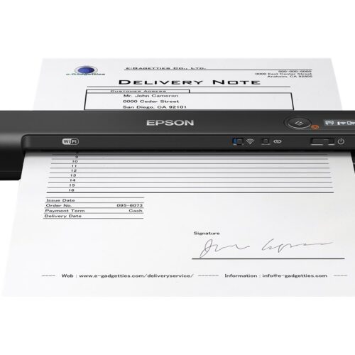 EPSON WorkForce ES-60W Sheetfed scanner Contact Image Sensor CIS A4 600x600dpi 300scans/d USB 2.0 Wi-Fi