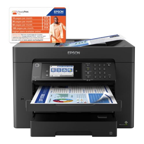 EPSON WorkForce WF-7840DTWF MFP colour ink-jet A3 297x420mm A3 25ppm print 550 sheets USB 2.0 LAN Wi-Fi USB host