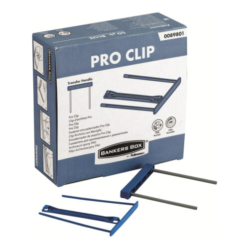 FELLOWES Biding Clip Blue Pack Of 50