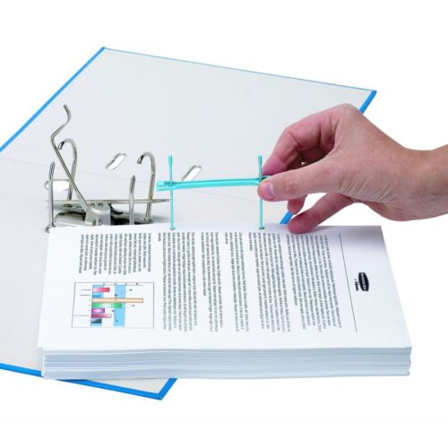 FELLOWES Biding Clip Sky Blue Pack Of 20