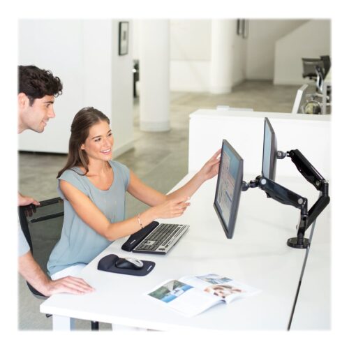 FELLOWES Bras porte écran double Platinium Série