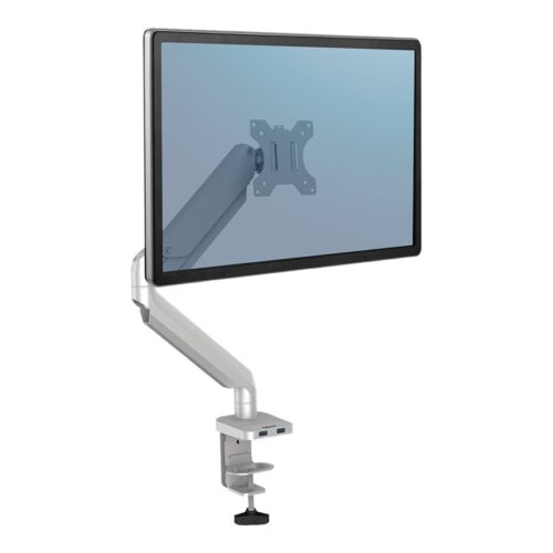 FELLOWES Bras Porte-Ecran Simple Gris Platinum Series