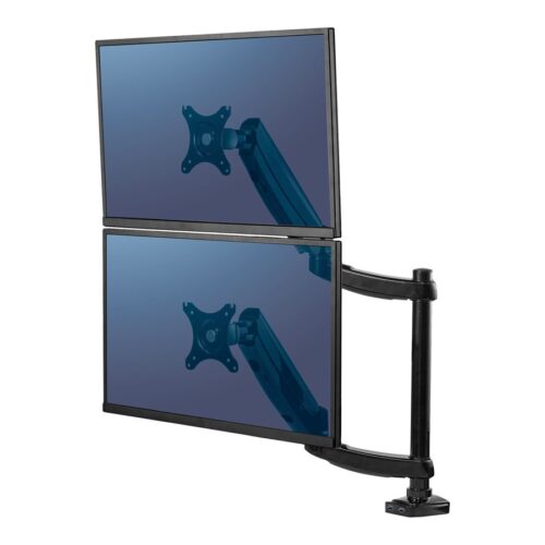 FELLOWES Bras porte-écrans double vertical Platinum Series