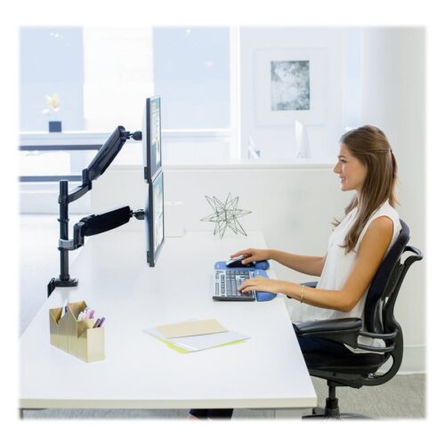 FELLOWES Bras porte-écrans double vertical Platinum Series