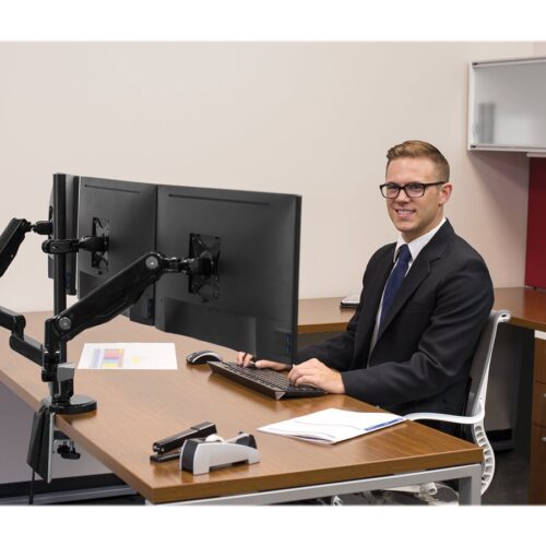 FELLOWES Bras porte-écrans triple Platinum Series