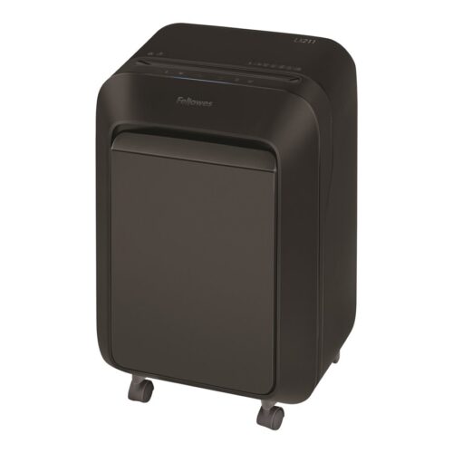 FELLOWES DESTRUCTEUR MICROSHRED LX211 NOIR COUPE MICROPARTICULES 230V EU/UK