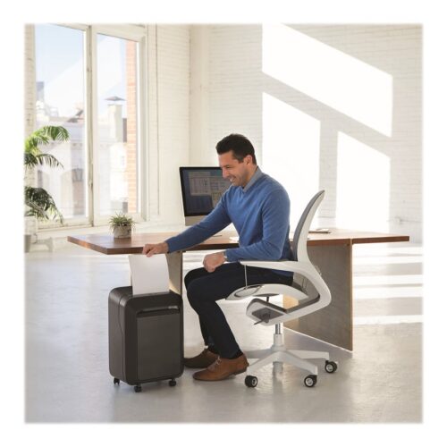 FELLOWES DESTRUCTEUR MICROSHRED LX211 NOIR COUPE MICROPARTICULES 230V EU/UK
