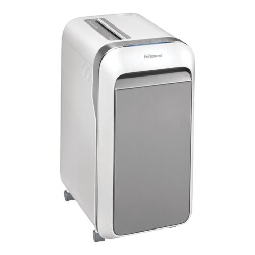 FELLOWES DESTRUCTEUR MICROSHRED LX221 BLANC COUPE MICROPARTICULES 230V EU/UK