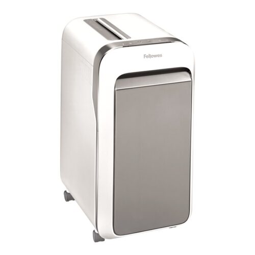 FELLOWES DESTRUCTEUR MICROSHRED LX221 BLANC COUPE MICROPARTICULES 230V EU/UK