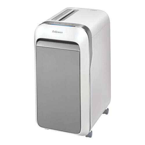 FELLOWES DESTRUCTEUR MICROSHRED LX221 BLANC COUPE MICROPARTICULES 230V EU/UK