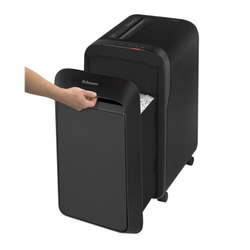 FELLOWES DESTRUCTEUR MICROSHRED LX221 NOIR COUPE MICROPARTICULES 230V EU/UK