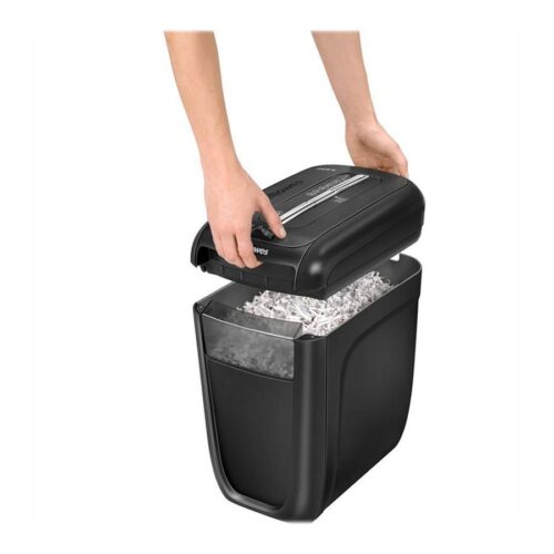 FELLOWES Destructeur Powershred® 60Cs Coupe croisée – Black – 230V
