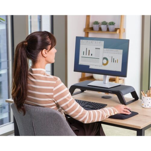 FELLOWES Hana Lt Monitor Riser Black
