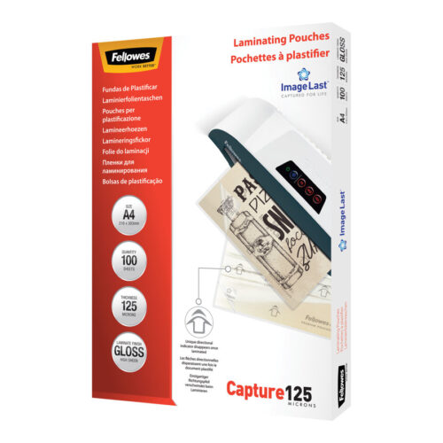 FELLOWES IL POCHETTES A4 125 MICRONS X 100