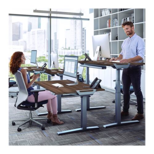 FELLOWES LEVADO PLATEAU SEUL NOYER 160CM X 80CM