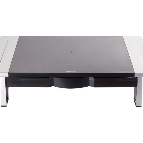 FELLOWES MONITOR RISER STAND FOR MONITOR BLACK SILVER