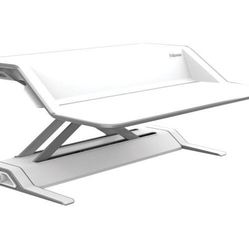 FELLOWES plate-forme assis-debout lotus – blanc