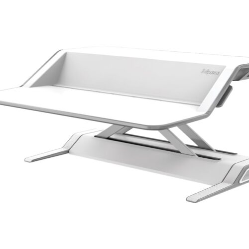 FELLOWES plate-forme assis-debout lotus – blanc