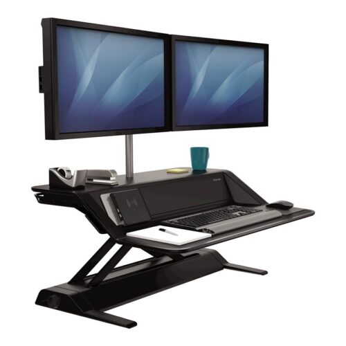 FELLOWES PLATE-FORME ASSIS-DEBOUT LOTUS DX – NOIR