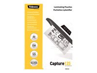 FELLOWES POCHETTES A PLASTIFIER 125MIC 250PC