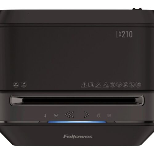 FELLOWES Powershred LX210 Black Shredder Mini Cut 230V EU/UK