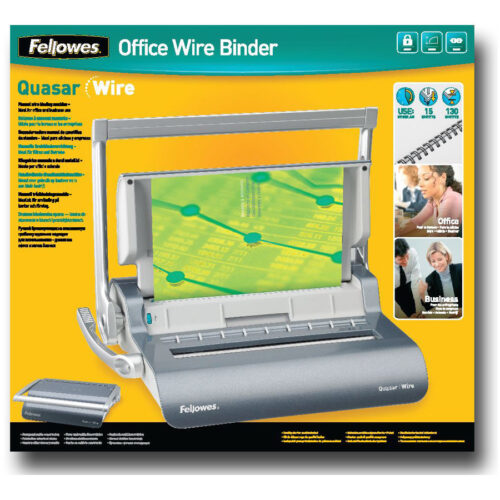 FELLOWES quasar perforelieur anneaux metal